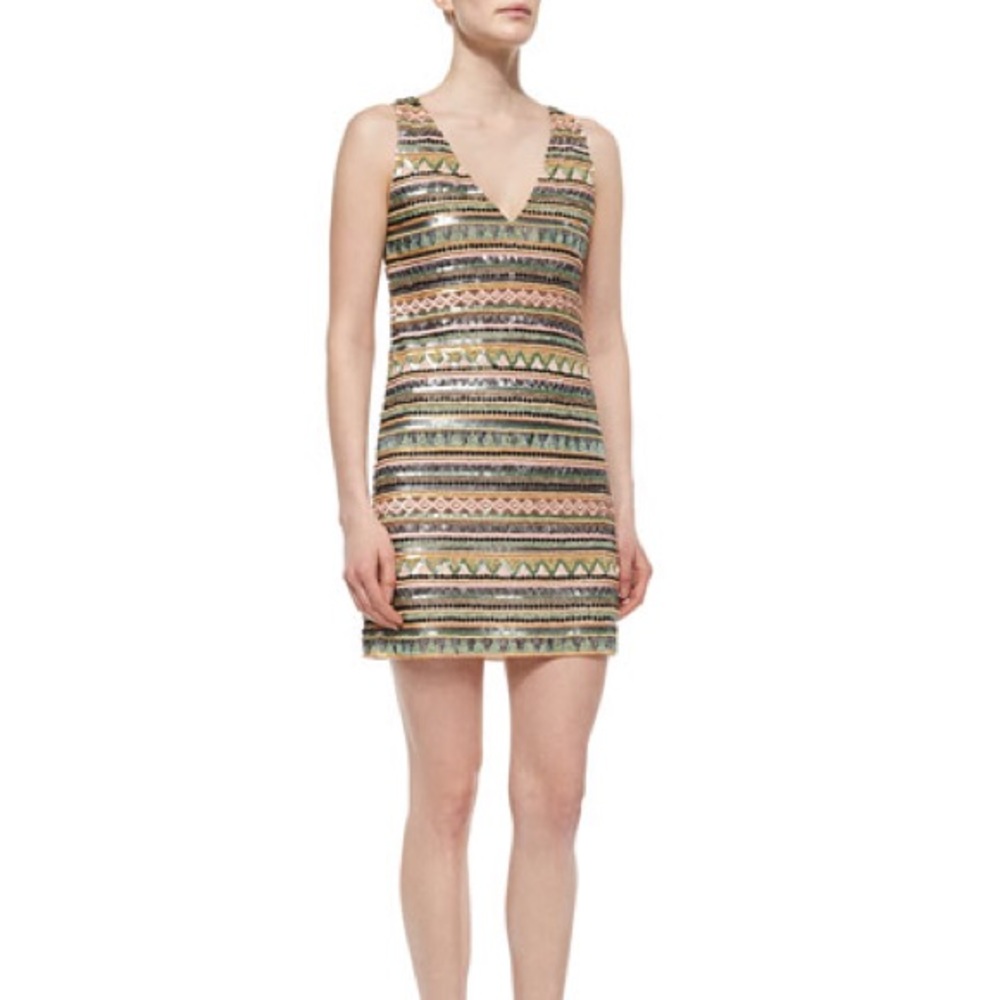 Alice + Olivia Venetia Beaded Dress